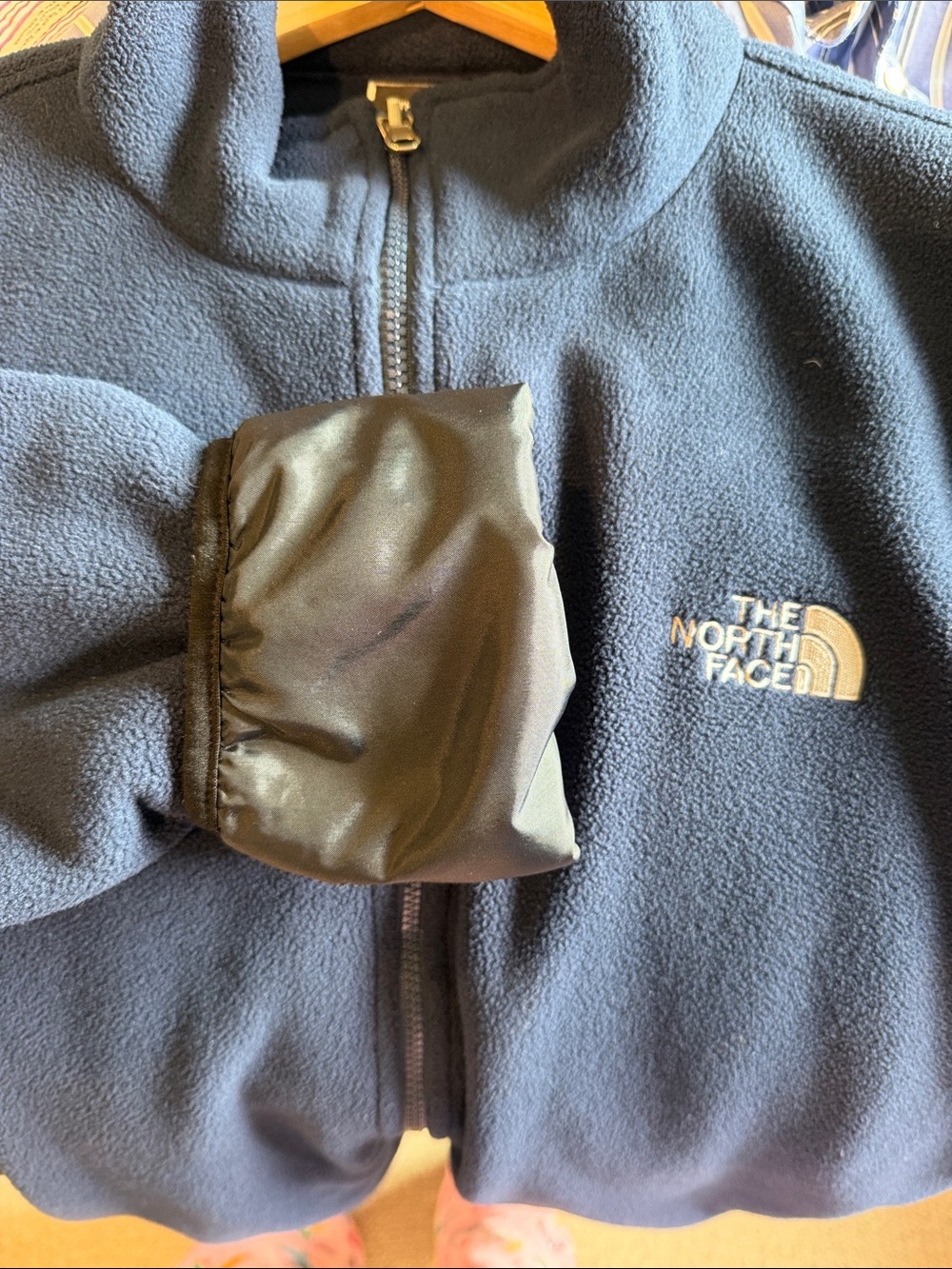 The North Face Men’s Full-Zip Fleece Jacket - Dark Blue - Picture 4 of 4